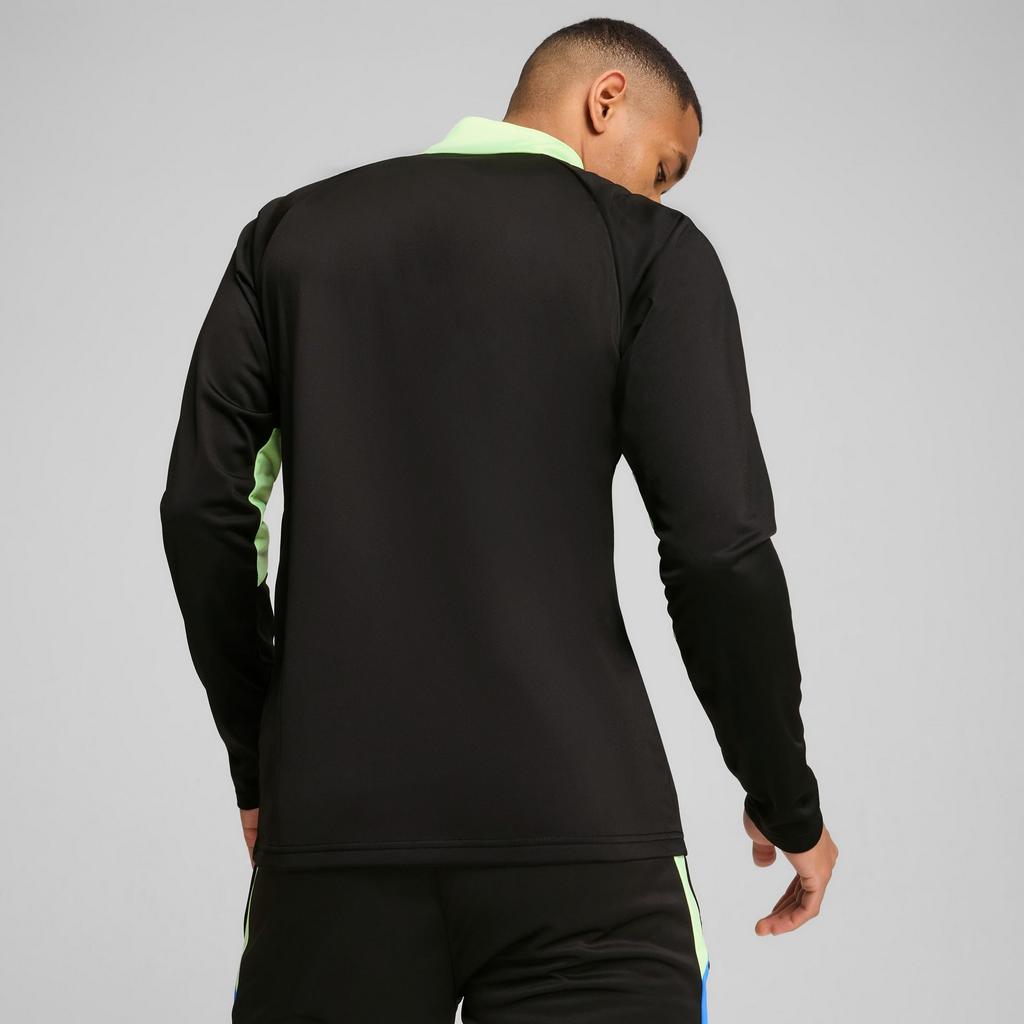 Men's Puma INDIVIDUALLIGA 1/4 ZIP sweatshirt black 65951502 r M