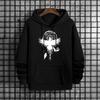 Raven Print Man Fashion Hoodie 2025 New Urban Streetwear Hooded Sweatshirt Male Trendy Hip Hop Style Autumn Winter Casual Hoody