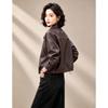 EST+II Retro Cool Lapel Zipper Short Jacket