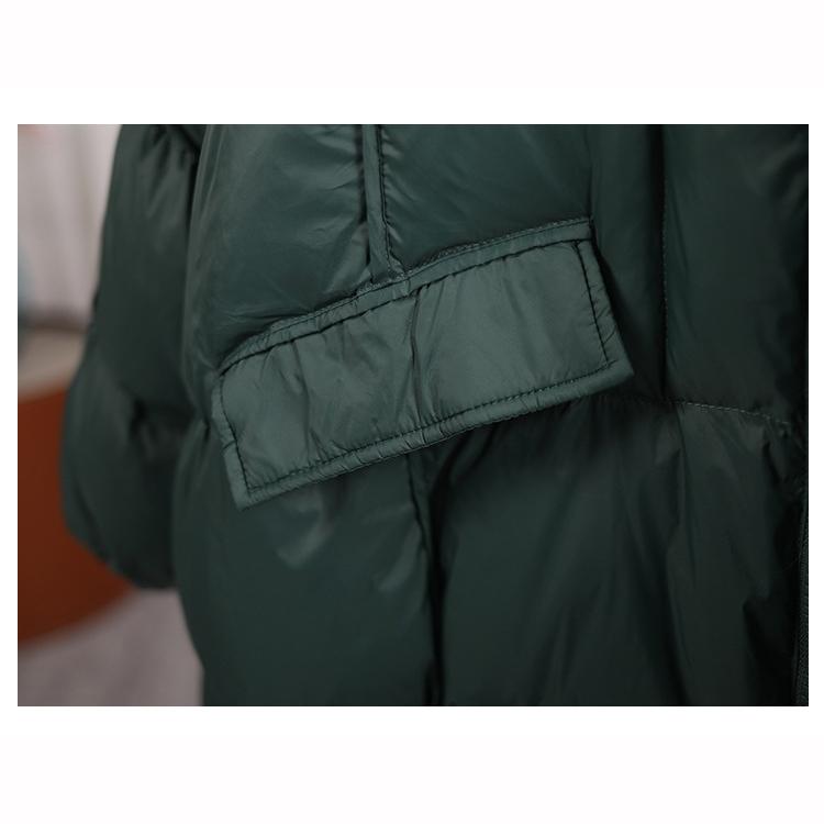 Women Down Jacket Hood Autumn Winter Warm Outwear Casual Loose Over Size Outwear Thick Coat