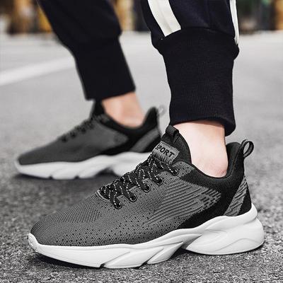 Men's Summer Mockagins Black Multi Functional Casual Shoes Mesh Breathable Running Shoes Lightweight Sports Shoes Men's Tennis