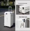 Extra Large Capacity Five-Wheel Antibacterial Suitcase with Brake Wheel and Password Lock