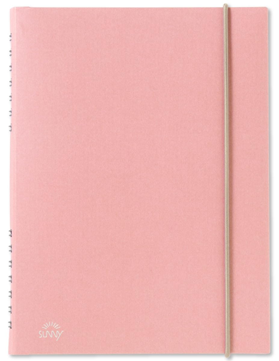 Iroha Publishing SUNNY NOTE Бумажная обложка с тиснением [Розовый] LSN-05 розовый