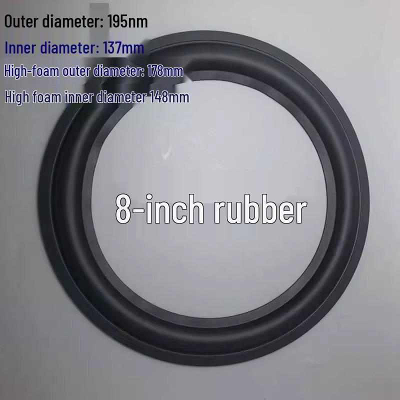 Speaker Repair Rubber Edge: Sizes 1.5/2/2.75/3/4/5/6/7/8/10/12 inches
