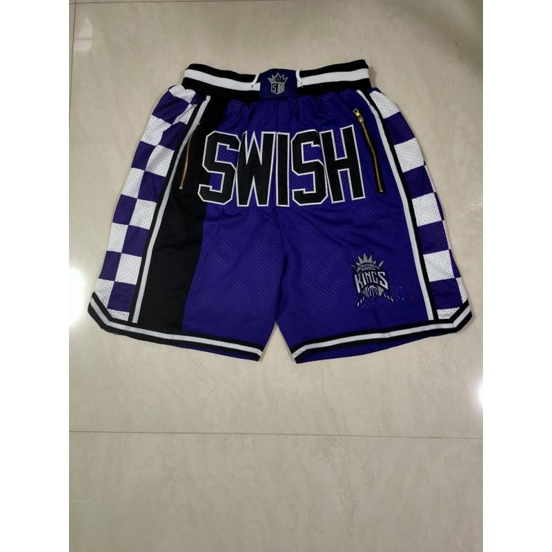 Men Women Basketball Shorts With Colorblock Design Embroidered Pocket Breathable Cotton Sportswear Gym Running Training