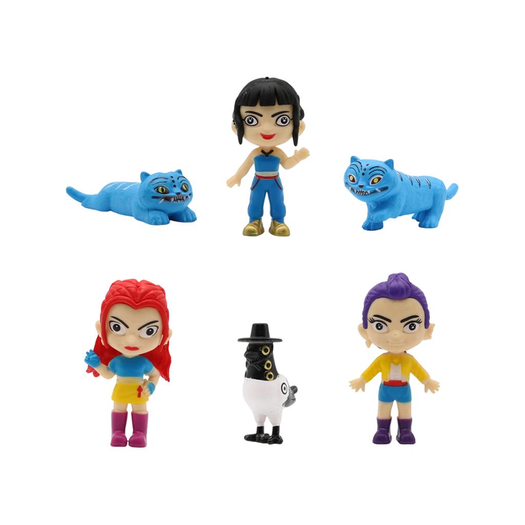 Witch Hunting Team Handmade Star Series Peripheral Games Doll Model Desktop Ornament