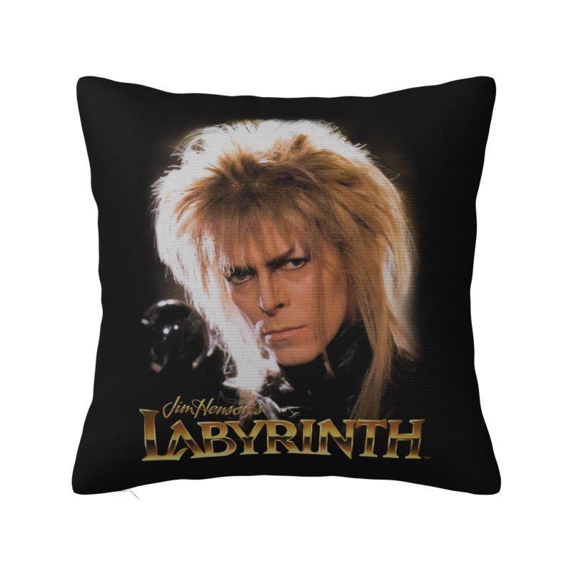 Custom Labyrinths Jareth Pillow Case Bedroom Decoration Cute Fantasy Film Cushion Decoration Salon Square Pillowcase