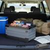 Foldable Storage Crate with Lid Sturdy Foldable Storage Box with Lid Foldable Car Organizer Reinforced Bottom for Camping