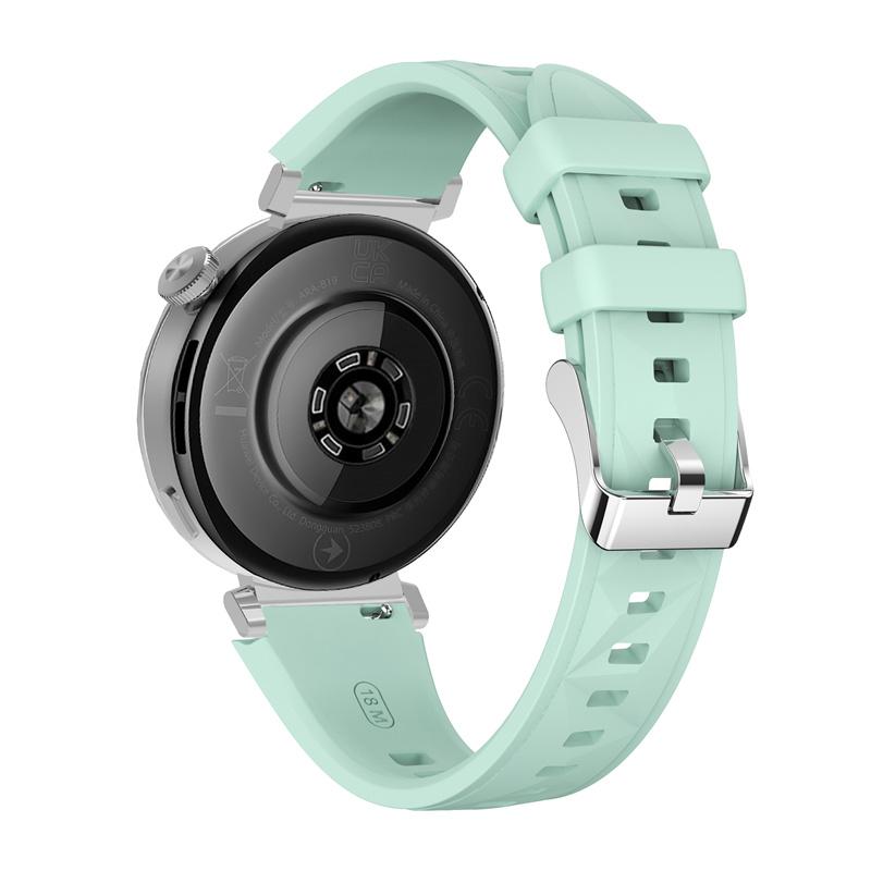 18 mm Silikone Urrem til Huawei Watch GT5 41mm Officiel Samme Rem Ensfarvet