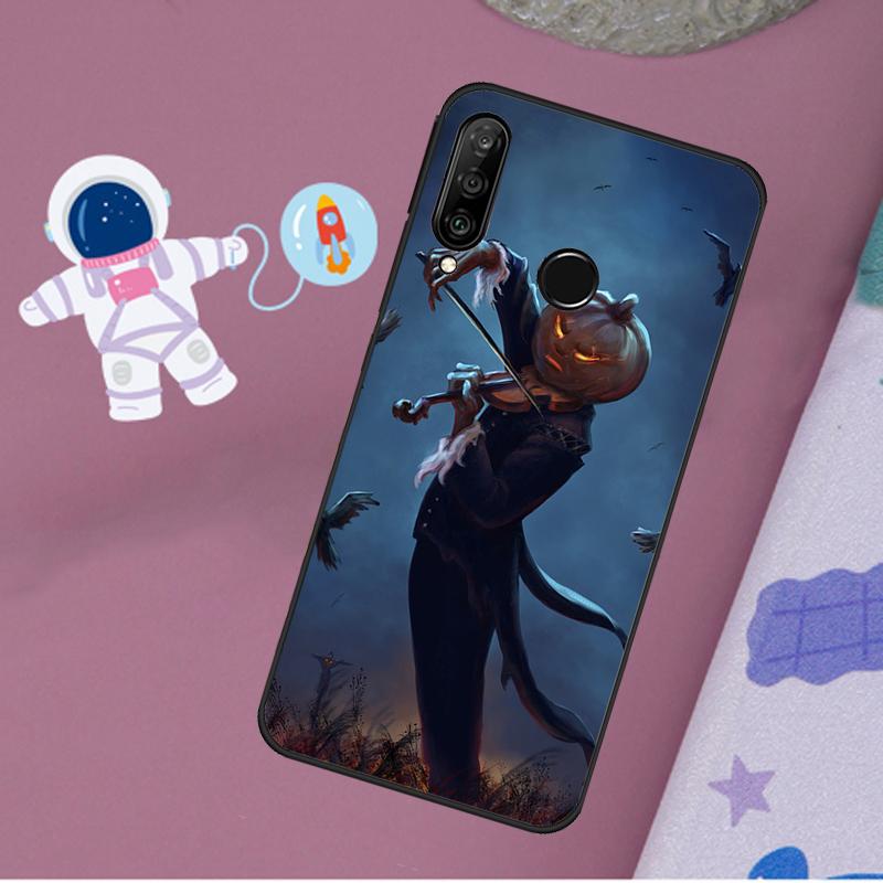 Halloween Pumpkin Ghost Mummy For Huawei Nova 11i 7i 8i 12i 12s Y73 Y70 Y90 Y60 Y72 Y61 Y91 9 10 SE P40 Lite P30 Pro Case