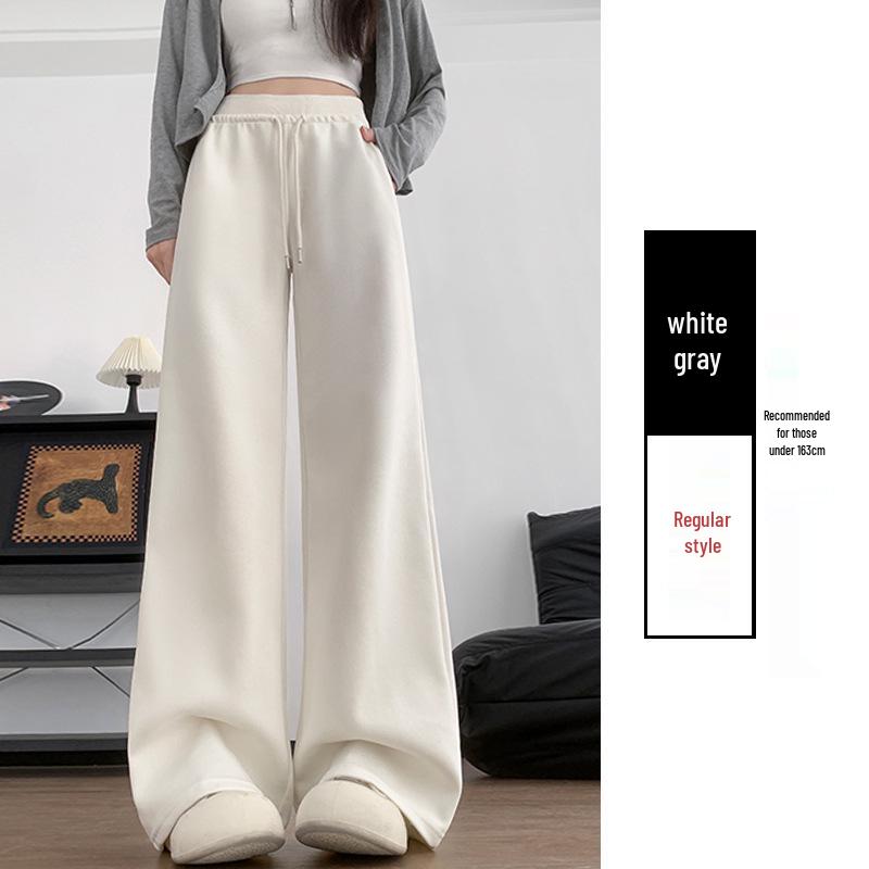 

High Waist Micro Flare Drawstring Casual Pants - Slimming and Drapey for Spring & Summer Medium