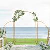 Wedding Arch Set Flower Stand Birthday Party Outdoor Balloon Arch Background Decoration Irregular Shape Stand 1 Set /3 Pieces New