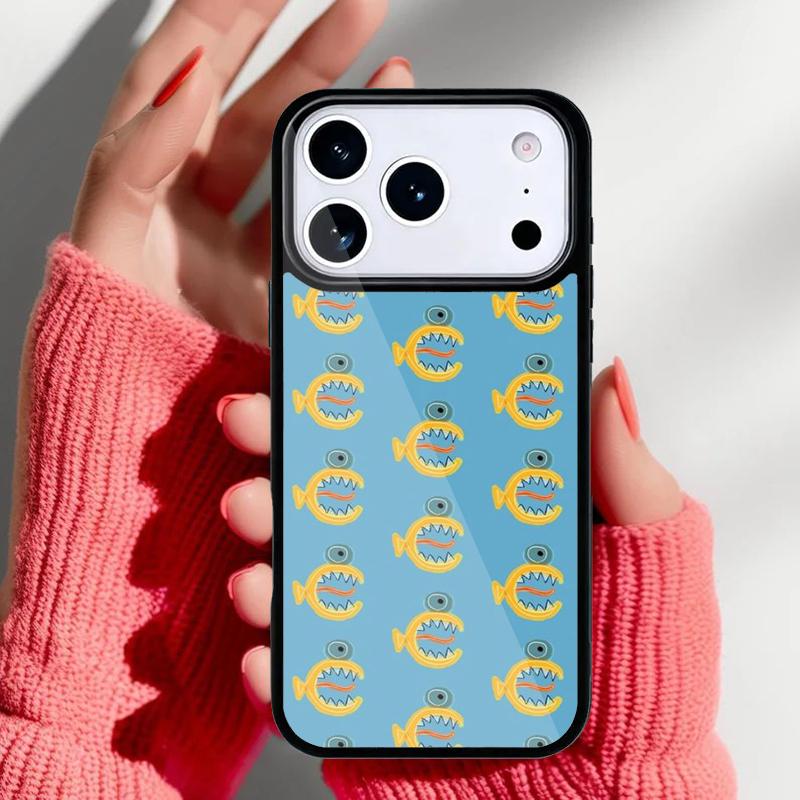 CRAZY EYEBALL PATTERN Phone Case for iPhone 17 16 15 14 13 Pro Max Back Cover for 12 11 Pro Coque