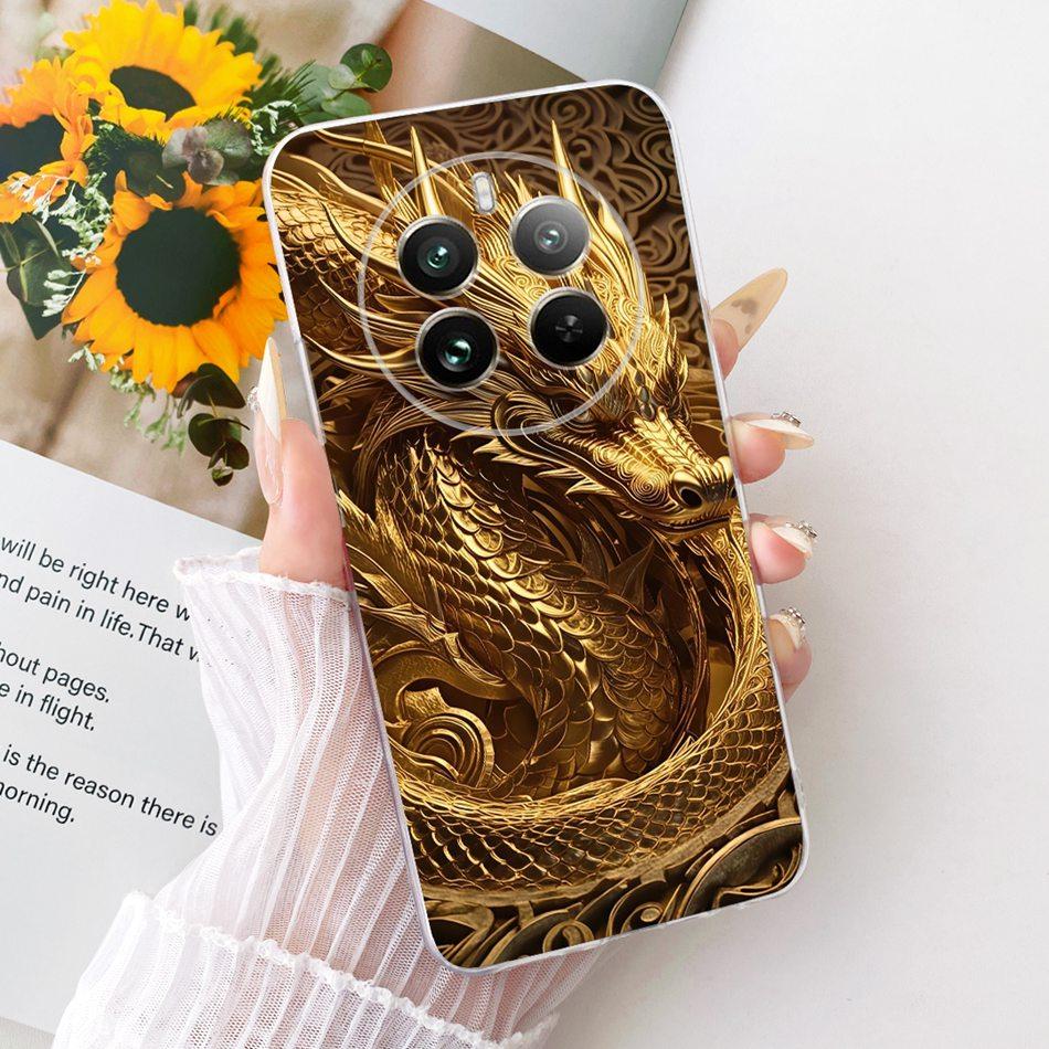 For Realme 12 Pro+ 12Pro 5G Cool Dragon Tiger Pattern Phone Case For Realme 12 Pro Plus 5G Soft Silicone TPU Cases