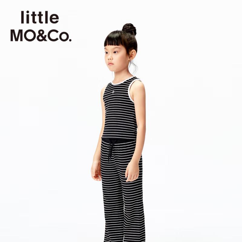 

Little MO&Co. Girls Striped Sleeveless Tank Top 110