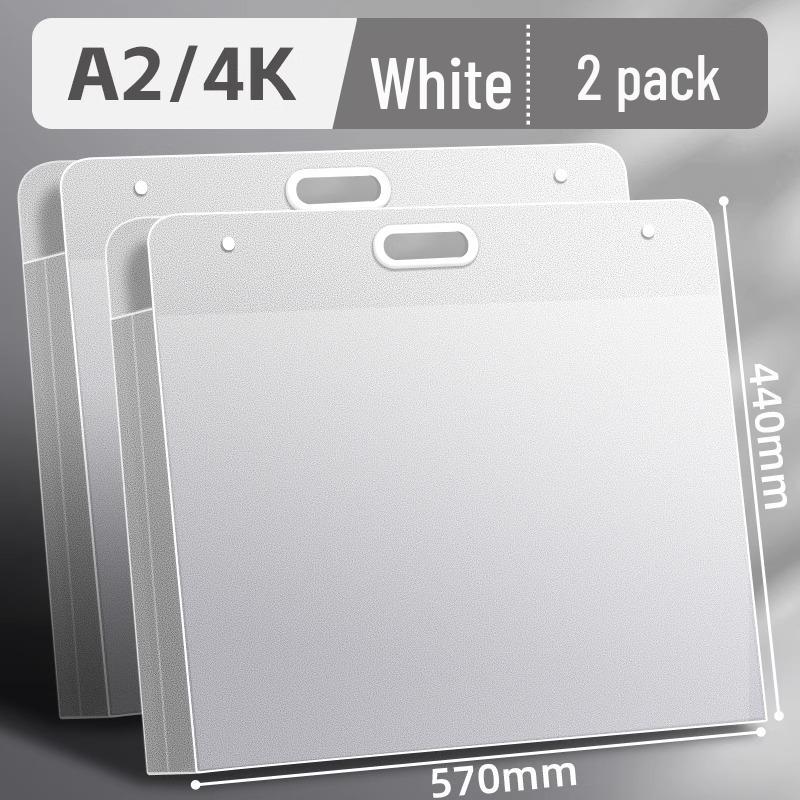 Art Portfolio Album: A3/A2/8K/4K Insert Type with 8 Storage Pockets for Children's Artwork