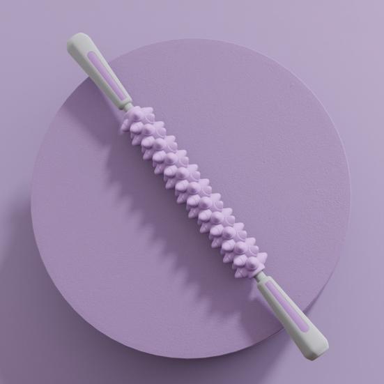 Massage Stick Multifunctional Handheld High Hardness with Non-slip TPR Handles Comfortable Grip Muscles Relaxation Thickened Bearing Muscle Roller