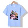 XH27 MINISO 2026 Summer New Printed Cotton Round Neck T-shirt for Children Aged 1-16, Boys and Girls
