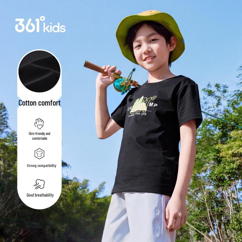 361° Kids' 2026 Summer Loose Breathable Short-Sleeve T-Shirt