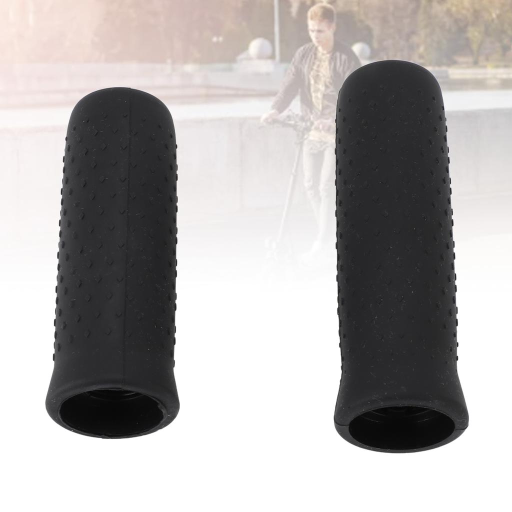 1 Pair Handlebar Grip Convex Particle Design Non Slip Comfortable Electric Scooter Handlebar Grip Replacement