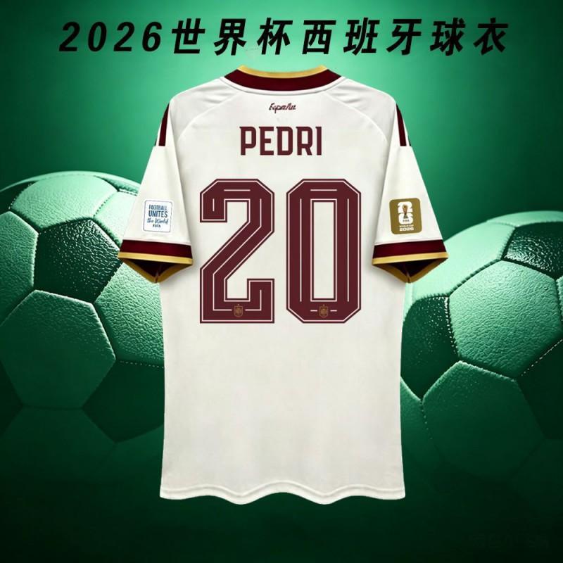 Spain 2026 World Cup Champion Fan Jersey Men Women Short Sleeve Football Shirt Rodri Pedri Official Replica