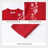 Annil Girls' Chinese New Year Red Mesh Dress