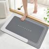 Minimalist Bathroom Mat Super Absorbent Quick Dry Non-Slip Floor Rug for Bathroom, Shower Room, Kitchen
