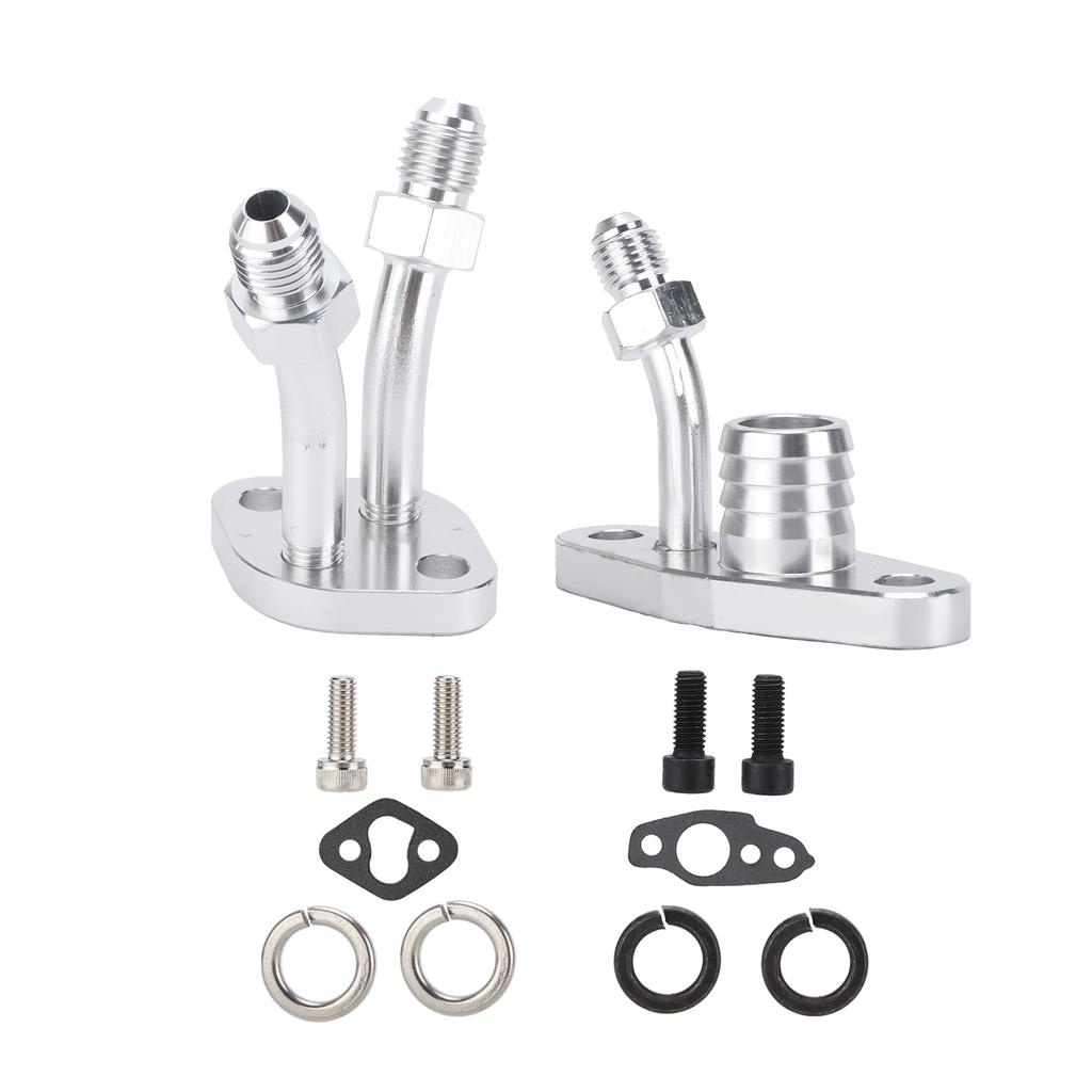 Car Turbo Oil Feed Drain Flange Kit Modification Replacement for CT9 CT12 CT20 CT26 Turbocharger