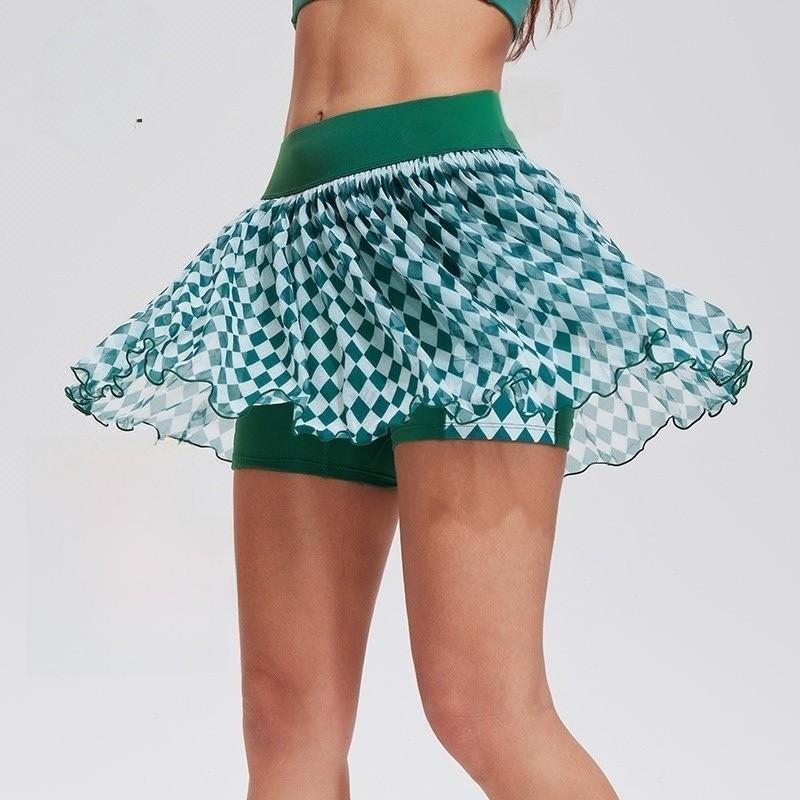 High Waist Athletic Skirt For Women With Breathable Nylon Fabric For Running And Fitness