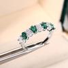 New Fashion Popular Ring, Oval Row Diamond Geometric Retro Ring, Simple and Exquisite Versatile Ring