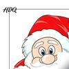 Holiday Window Clings Christmas Static Clings Peeking Santa Reindeer Stickers Xmas Party Supplies No‑Glue Cartoon Decals for Indoor‑Outdoor