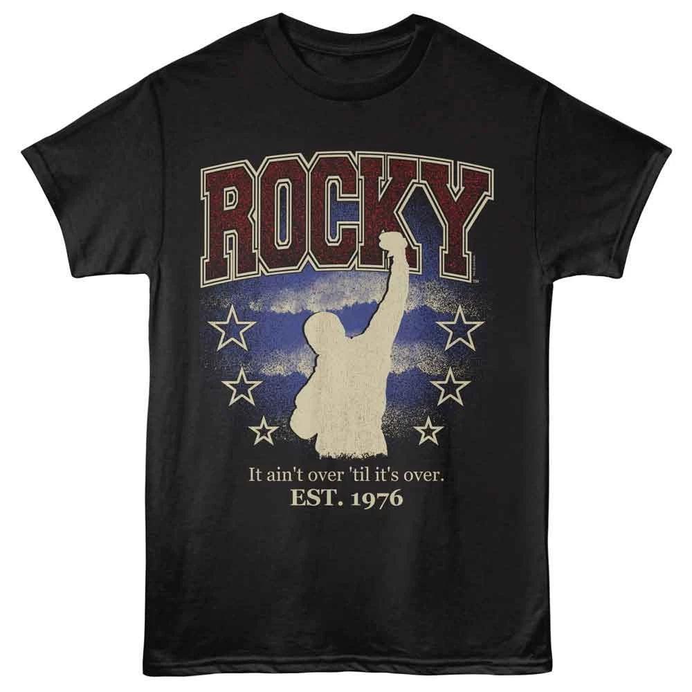 Rocky - Aint Over 50th Anniversary - Solid  Short Sleeve Children s T-shirt - Black 160