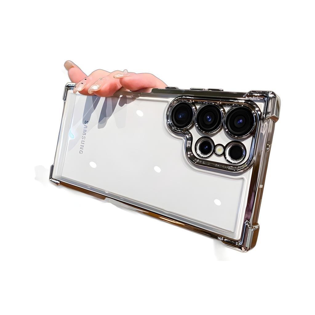 Samsung A mobile phone case G electroplated transparent A airbag A four corners anti-drop advanced sense A protective cover