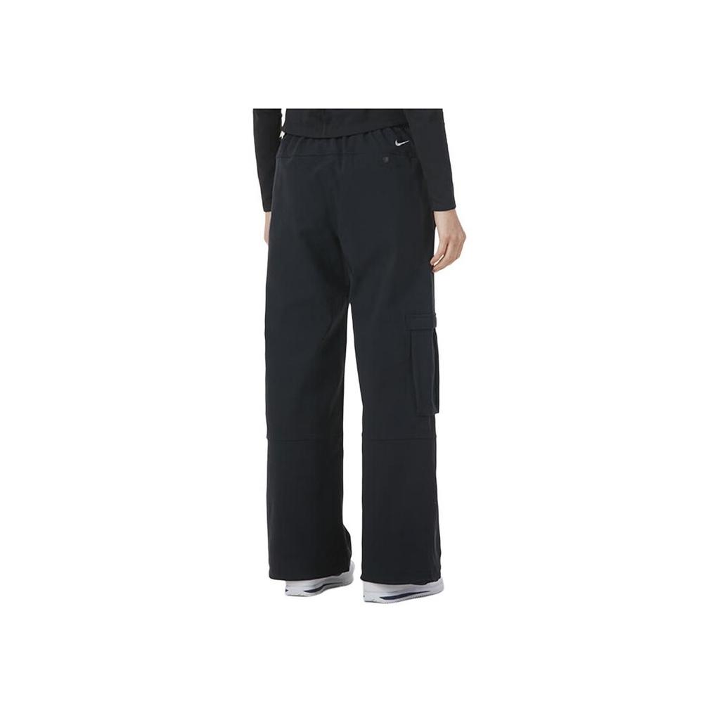 Nike Letter Embroidery Training Breathable Loose Casual Work Pants Women Pants Black FN1948-010