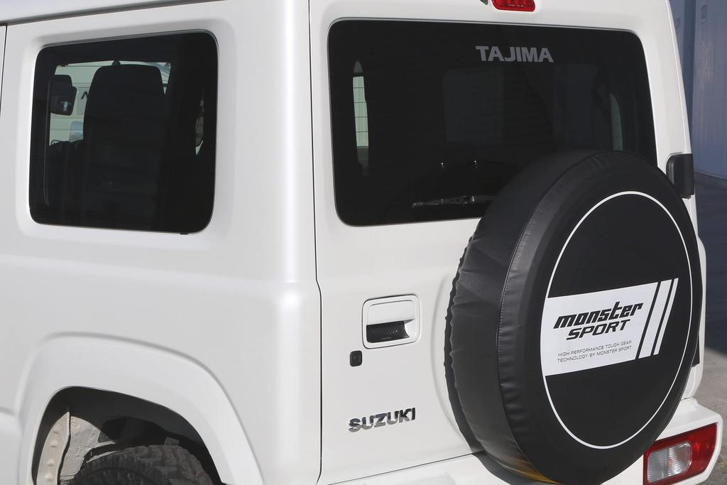 MONSTER SPORT Door Handle Protector for Jimny [JB64W] / Jimny Sierra [JB74W] (3-piece Set) - Scratch Prevention, Door Handle Protection, Made In Japan
