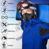 Winddichte Sturmhaube Atmungsaktive Laufmaske Unisex Gesichtsmaske Motorradfahren