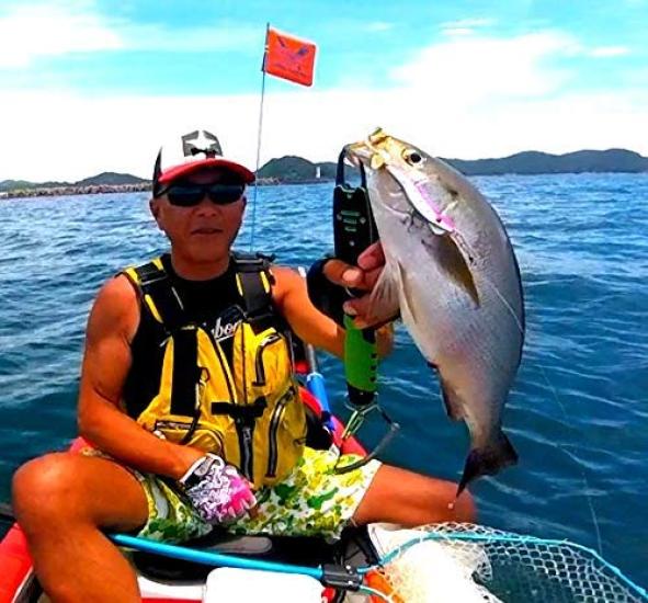 Long Fish Grip with Scale 29cm Fish Grip Lure Fishing Lure Fishing Tackle Gaff Grip Big Game Tackle Long Type