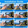 2X Blind Spot Mirror Auto 360° Wide Angle Convex Rear Side View Car Truck SUV