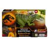 Mattel Jurassic World Roaring Ceratosaurus Action Dinosaur Ages 4 and HTK74 Figure, Kids' Toy, Length Approx. 12.7 inches, Up, Green,