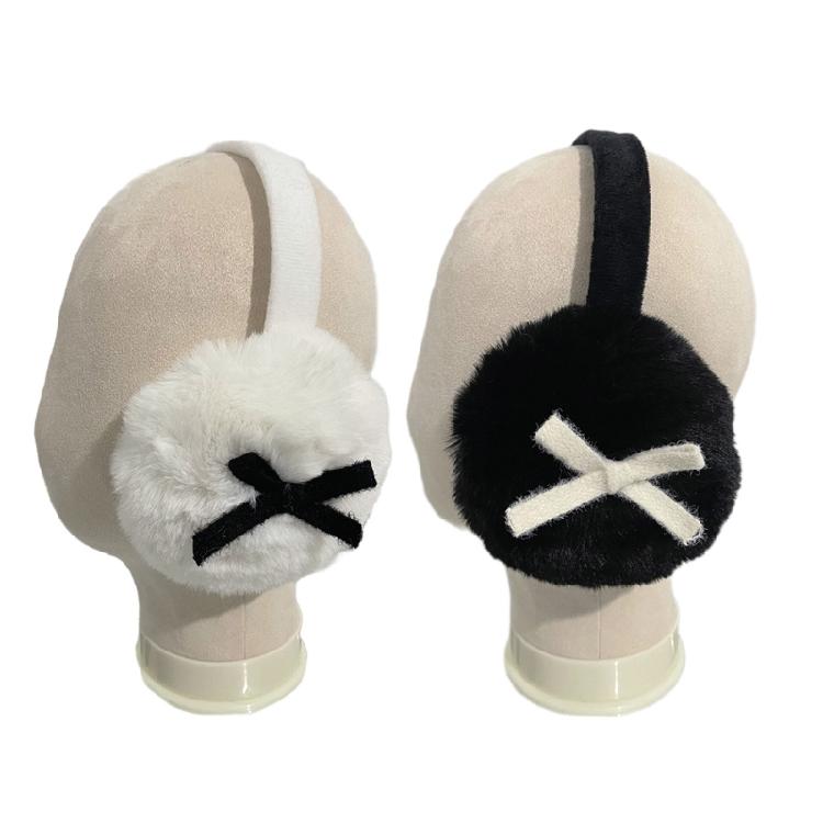 Teens Girl Skiing Ear Muffs Lovely Bowknot Ear Protectors Outdoor Sport Earmuffs