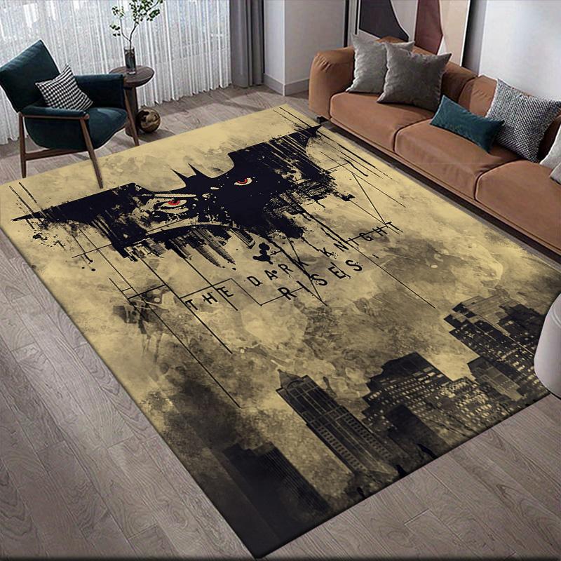 

Batman Icon Anti-Slip Rug, Rectangular Carpet for Home Bedroom, Living Room & Entertainment Space 60x90cm