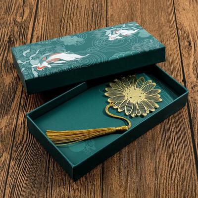 Creative Chinese Style Sunflower Leaf Metal Hollow Bookmarks Book Clip Student Stationery Book Mark