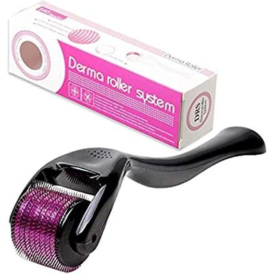 Derma Roller Microneedle Kit for Face, Body, Hair Premium 540 Titanium Microneedling Roller for Men & Women 0.3/0.5/1.0/1.5mmmm)