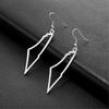 A Silver Palestine Map Dangle Earrings Women Geography Map Pendent Earring Stainless Jewelr