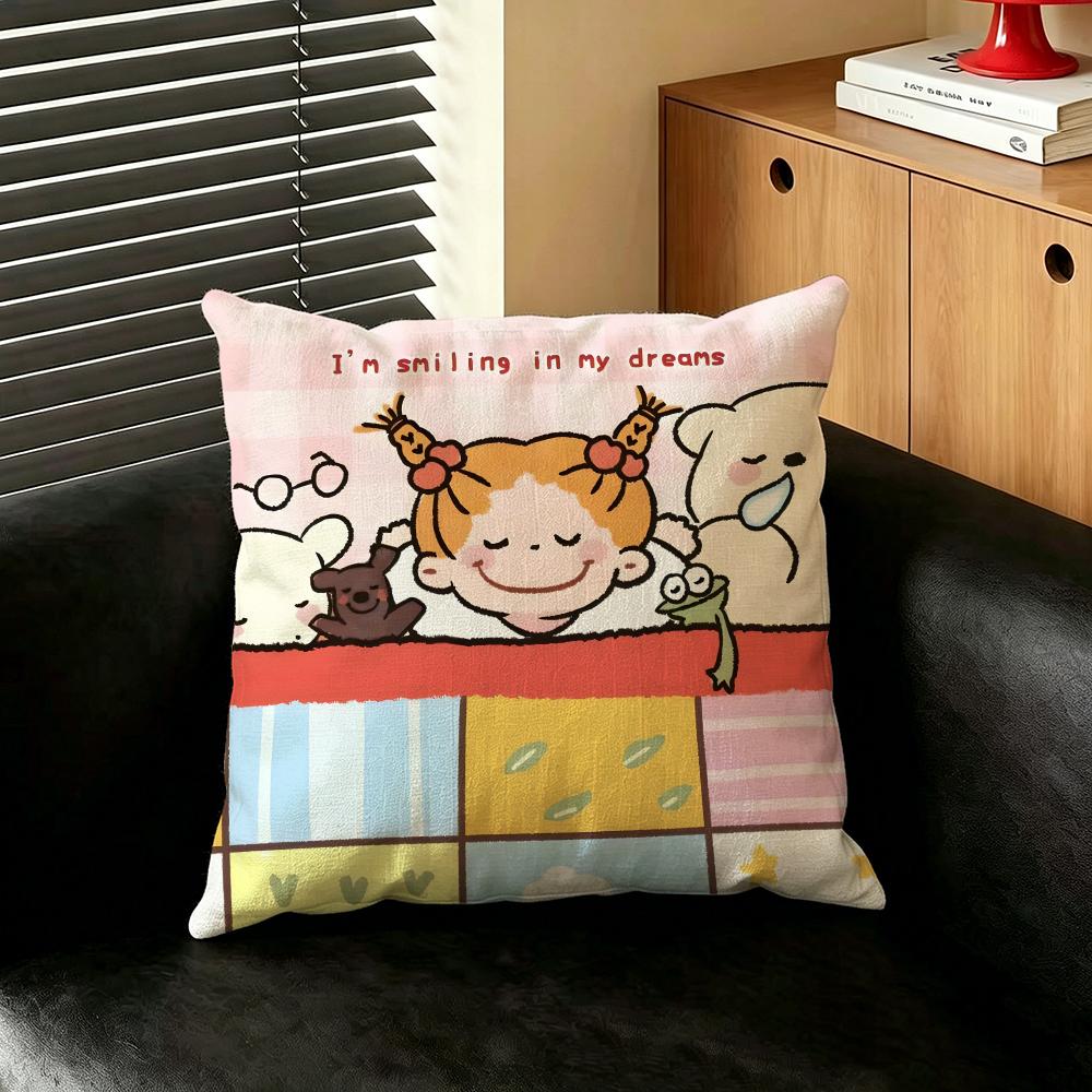 Character CCoco GGirl Cushion Cover Creative pillowcases for interior decoration office living room home Car hot