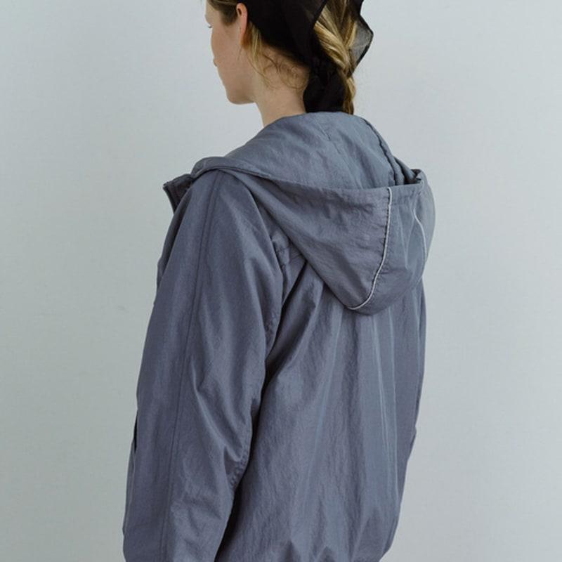 AUBOUR lace button scarf (black)