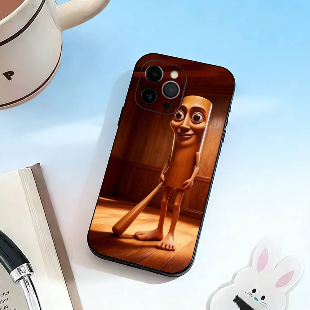

Tung Sahur Tralalero Tralala -lala Чохол для телефону для iPhone 17,16,15,14,13,12,11 Plus,Pro Max,XS,М який силіконовий чорний чохол iPhone14