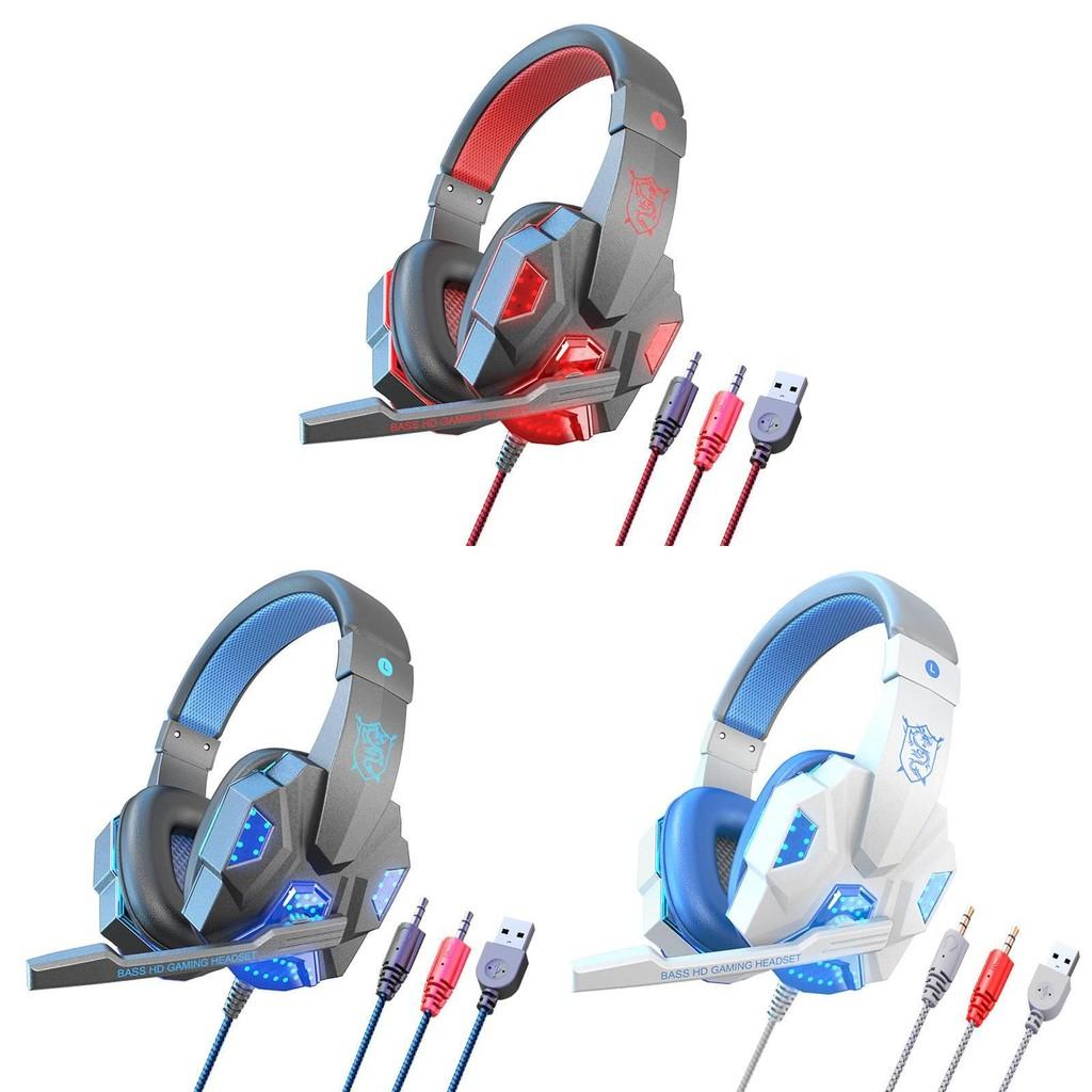 Light Mounted Head Sensing Wired Headphones For Comfortable Gaming Esports In