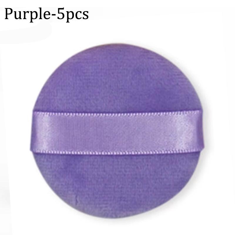 5/10Pcs Soft Velvet Makeup Sponge Loose Powder Cosmetic Puff Double-sided Face Makeup Sponge Concealer Wet Dry Makeup Tools