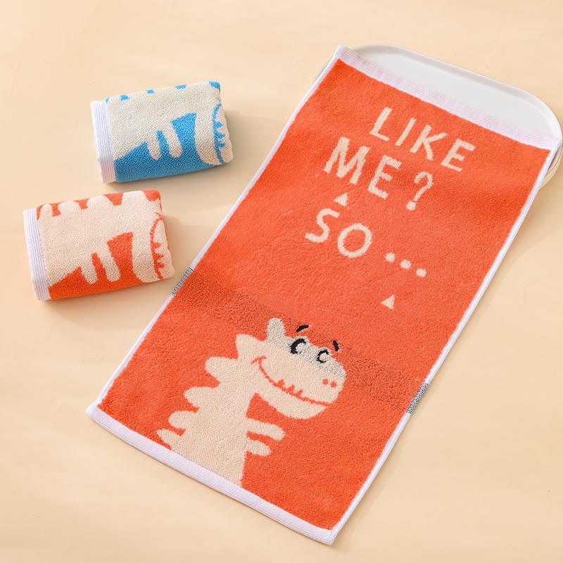 1 STK Håndkle Barnebomull A-klasse bomullsbomullshåndkle fortykket Absorberende Husholdningshåndkle Vask Ansiktshåndkle Absorberende håndklær til flerbruksbruk